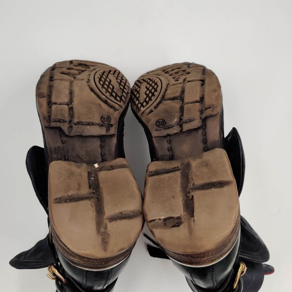 Free People A.S.98 Emerson Engineer Boots in Blue 38 7.5 8 - Picture 5 of 10